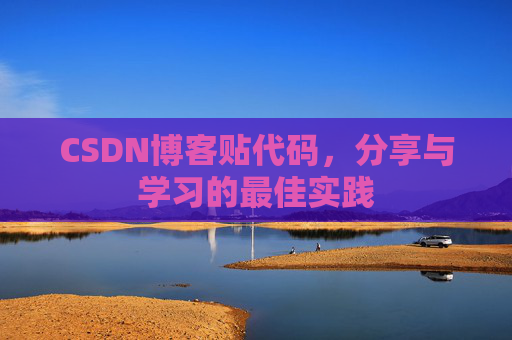CSDN博客贴代码，分享与学习的最佳实践